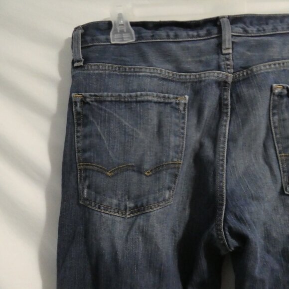 AMERICAN EAGLE | 34 x 32 | Bootcut Subtle Distressed Blue Denim - Jeans - Picture 10 of 16